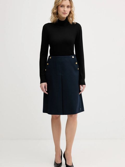 Tommy Hilfiger spódnica z dodatkiem wełny - zdjęcie produktu nr 1