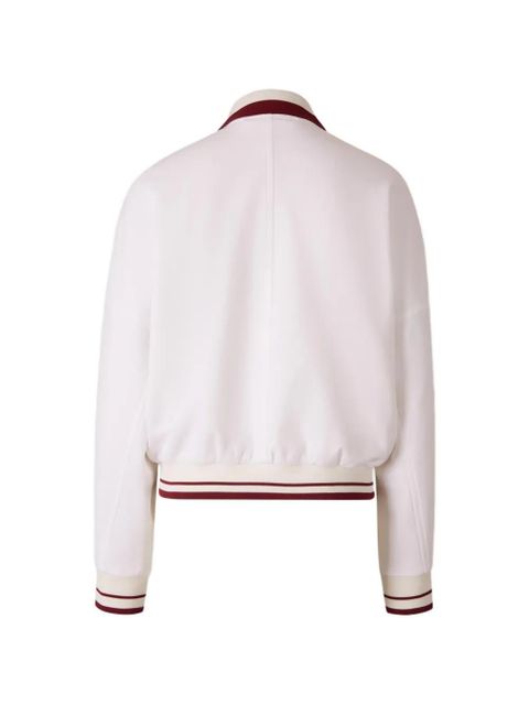 Marni logo embroidery bomber jacket - White - zdjęcie produktu nr 2