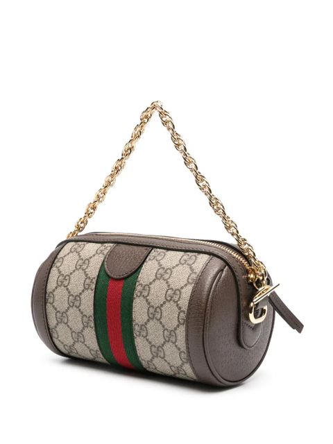 Gucci mini Ophidia shoulder bag - Brown