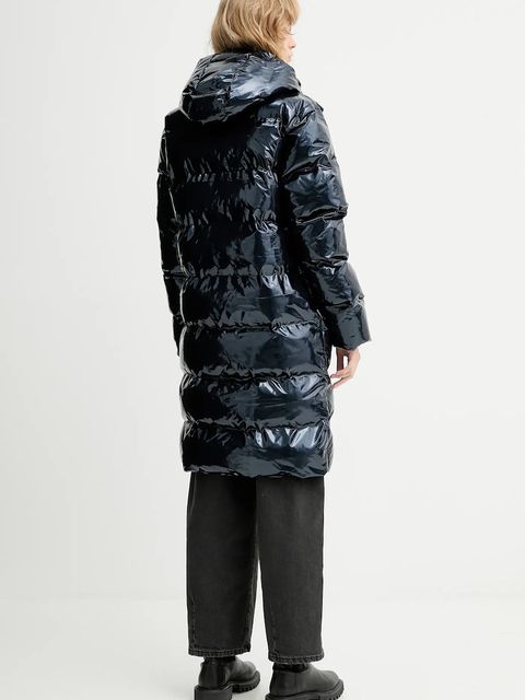 Rains kurtka 15130 Alta Longer Puffer Jacket kolor granatowy zimowa 15130 - zdjęcie produktu nr 2