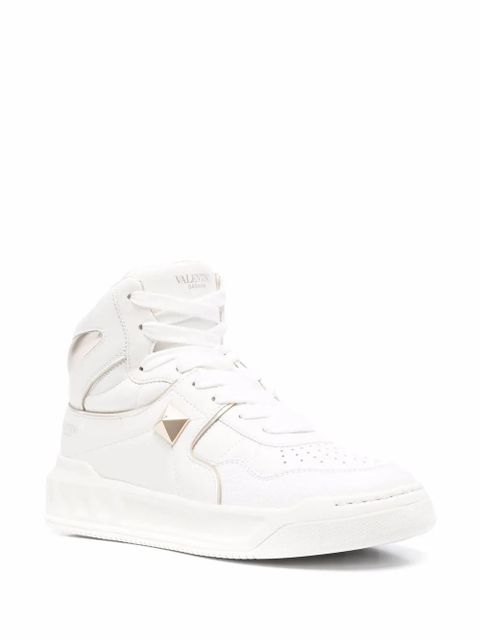 Valentino Garavani Roman Stud-embellishment lace-up sneakers - White - zdjęcie produktu nr 2