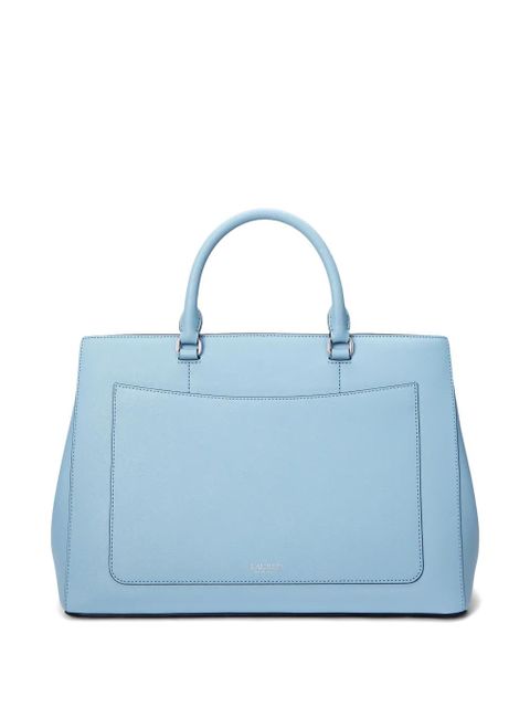 Lauren Ralph Lauren logo-plaque tote bag - Blue
