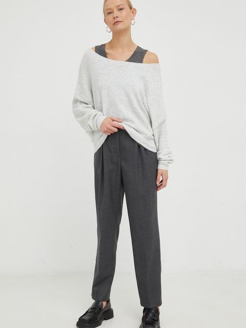 American Vintage sweter z domieszką wełny PULL ML COL BATEAU - zdjęcie produktu nr 2