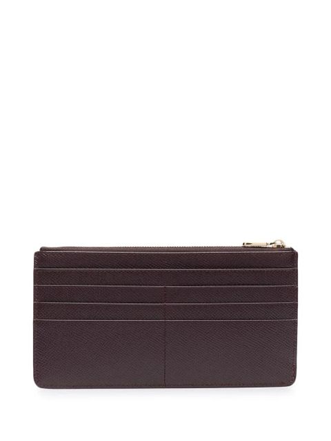 Dolce & Gabbana logo-tag zip-up card holder - Red - zdjęcie produktu nr 2