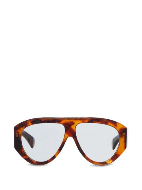Gucci Eyewear tortoiseshell sunglasses - Brown - zdjęcie produktu nr 1
