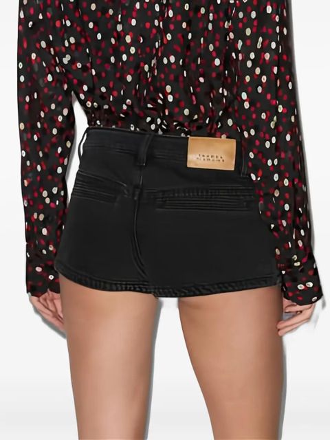 ISABEL MARANT Hania denim shorts - Black