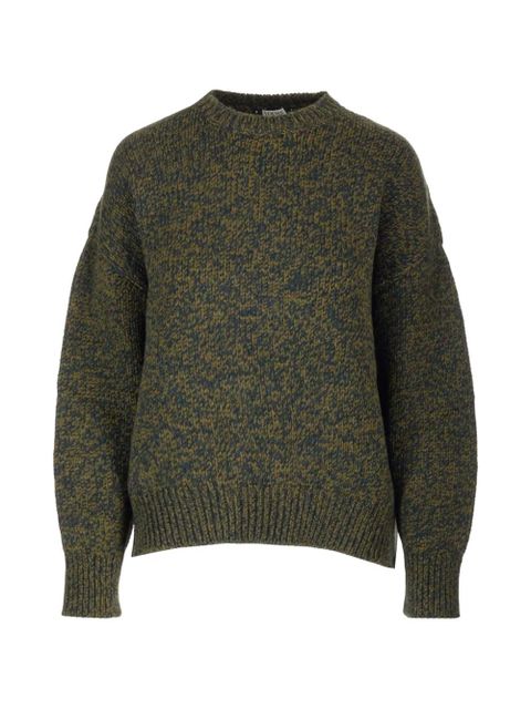 LOEWE trompe l'oeil sweater - Green - zdjęcie produktu nr 1
