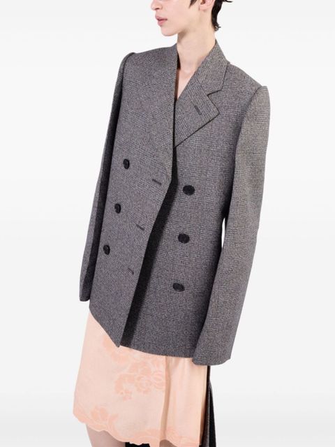 Prada Prince of Wales checked blazer - Grey