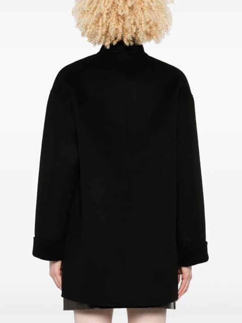 SANDRO wool coat - Black