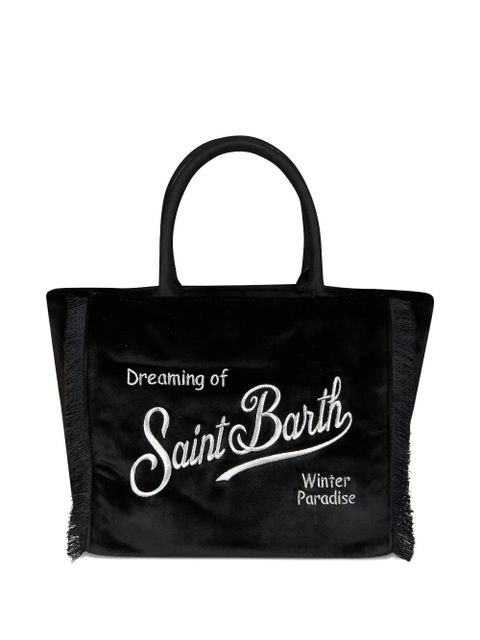 MC2 Saint Barth logo-embroidered tote bag - Black - zdjęcie produktu nr 1