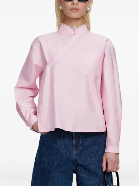 Self-Portrait asymmetric shirt - Pink - zdjęcie produktu nr 2