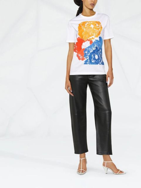 Ferragamo floral-print short-sleeved T-shirt - White - zdjęcie produktu nr 2