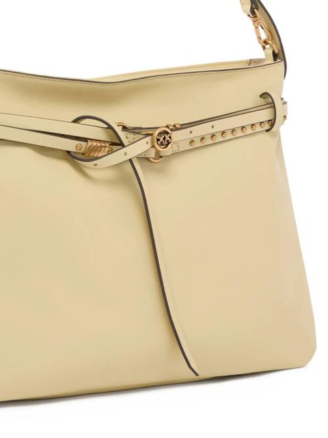 PINKO studded leather shoulder bag - Neutrals