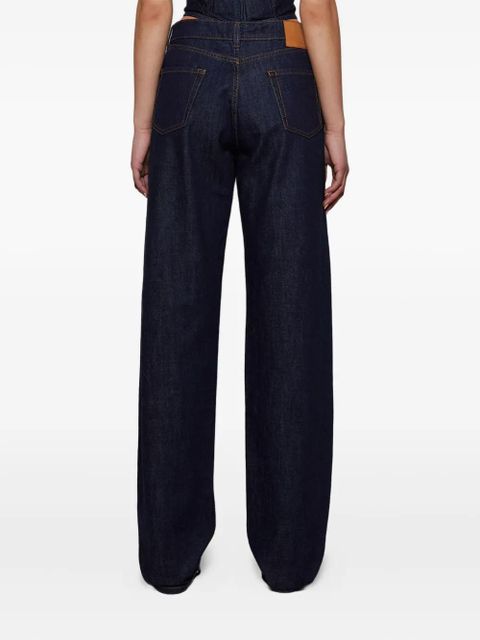 Magda Butrym logo-patch jeans - Blue - zdjęcie produktu nr 2