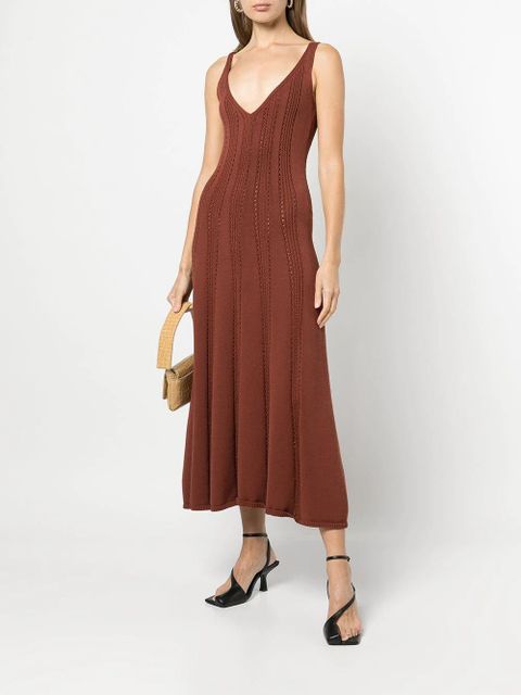 Cult Gaia Cathee knitted dress - Red