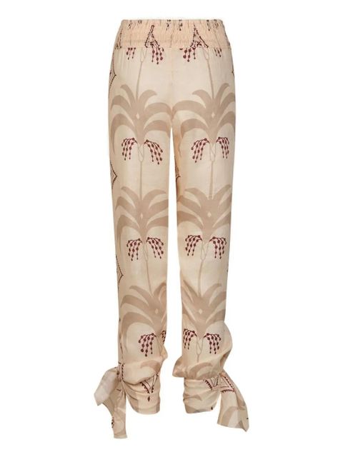 Johanna Ortiz Femininity Dramatic tie trousers - Neutrals