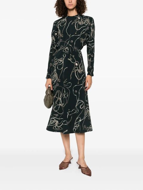 Victoria Beckham long-sleeve dress - Black