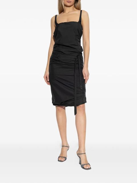Diesel tie belt dress - Black