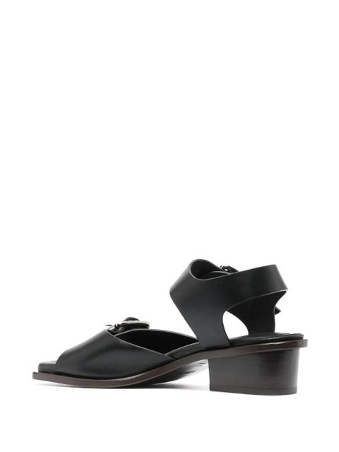 LEMAIRE 35mm double-buckle sandals - Black - zdjęcie produktu nr 2