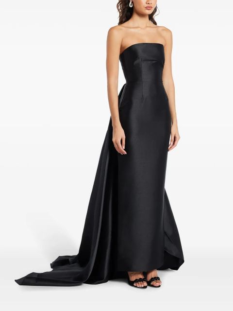 Solace London Tiffany strapless maxi dress - Black