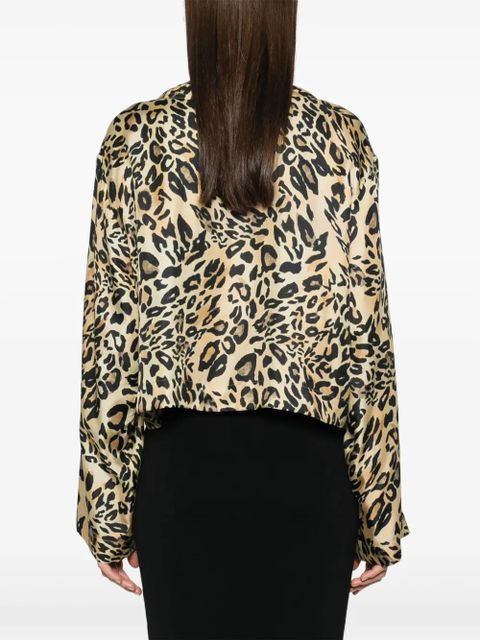 Nanushka cropped long-sleeves shirt - Neutrals