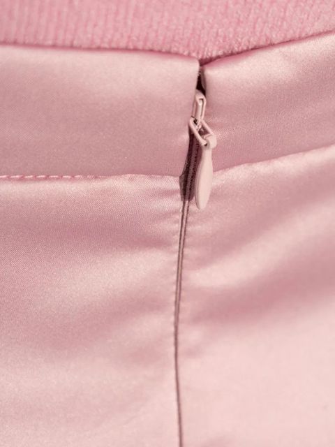 Blumarine duchess-satin mini skirt - Pink
