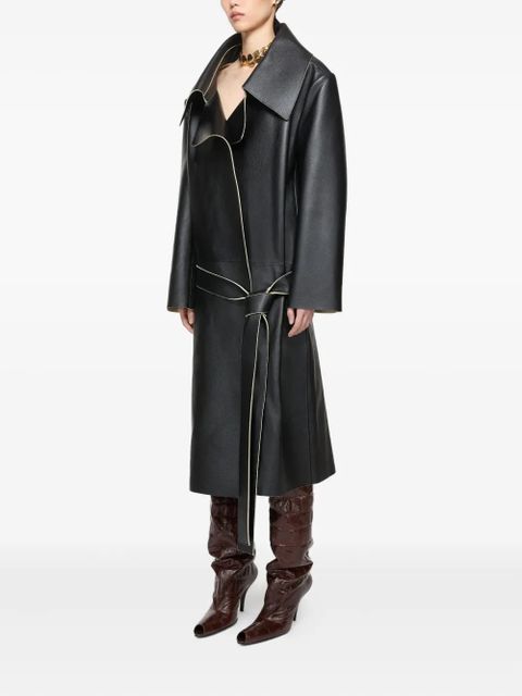 Acne Studios leather coat - Black