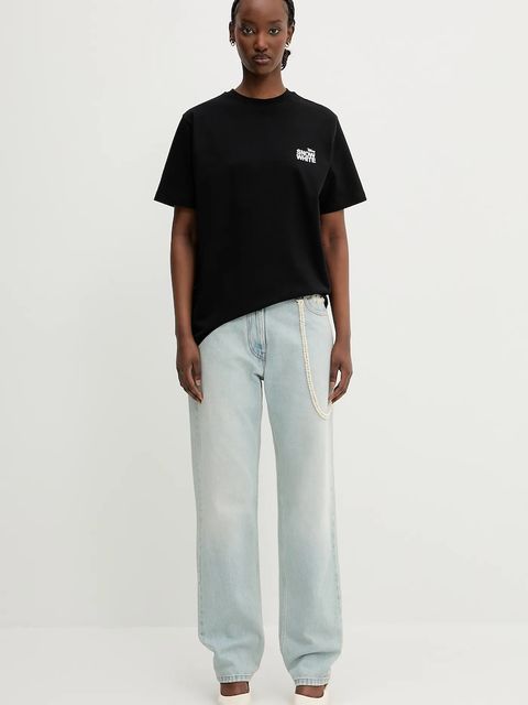 Coperni x Disney t-shirt bawełniany Snow White damski kolor czarny DJS03F5036SNO