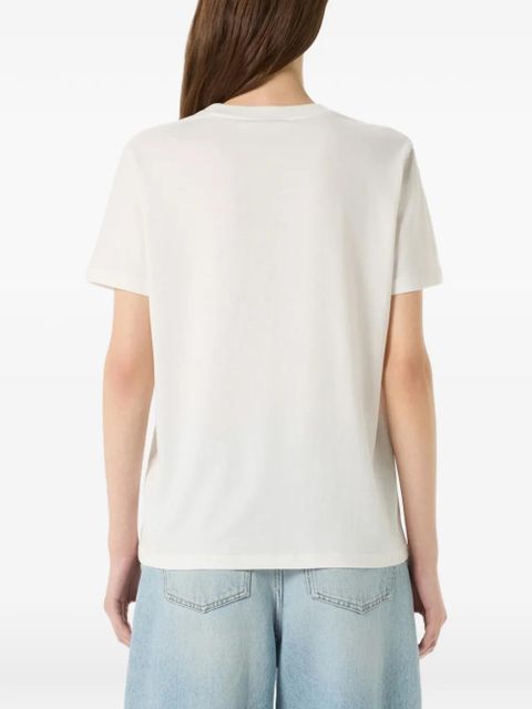 Blumarine butterfly-print T-shirt - White