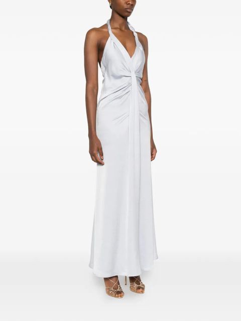 Eleh V-neck maxi dress - Blue