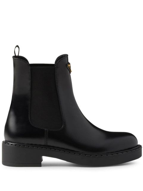 Prada 50mm Chocolate Chelsea boots - Black