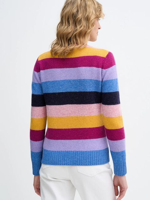 United Colors of Benetton kardigan wełniany kolor multicolor lekki 103ME5014