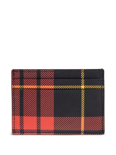 Alexander McQueen tartan skull cardholder - Black - zdjęcie produktu nr 2