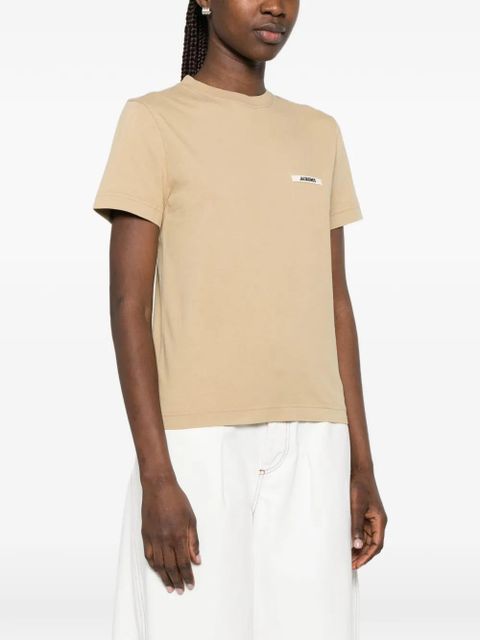 Jacquemus Gros Grain T-shirt - Neutrals