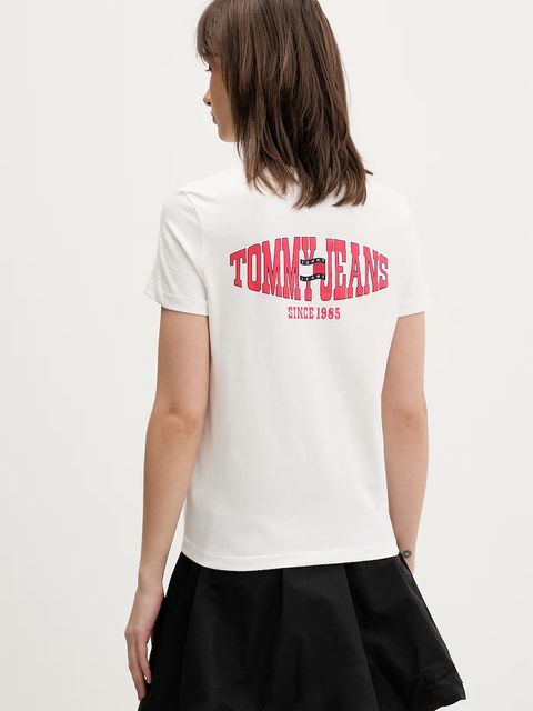 Tommy Jeans T-shirt damski bawełniany - zdjęcie produktu nr 1