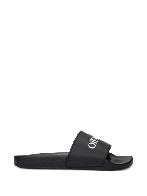Off-White logo-print sandals - Black - zdjęcie produktu nr 1