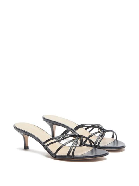 Le Monde Beryl 50mm strappy leather sandals - Black - zdjęcie produktu nr 2