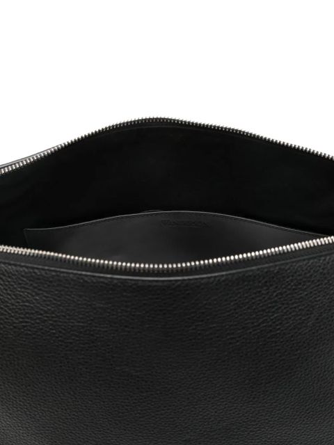 JW Anderson small Corner leather shoulder bag - Black