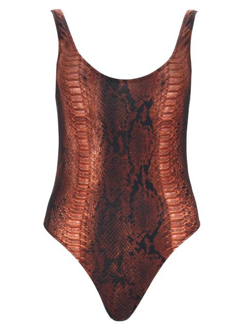 Jean Paul Gaultier printed swimsuit - Brown - zdjęcie produktu nr 2