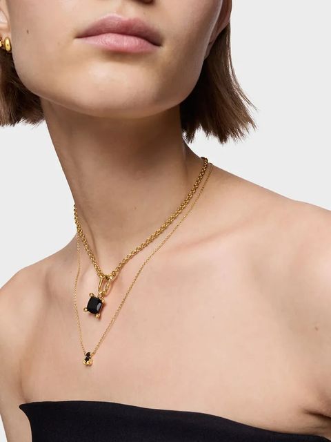 Tous naszyjnik ze srebra pokrytego złotem Bold Bear Gem 1004225700