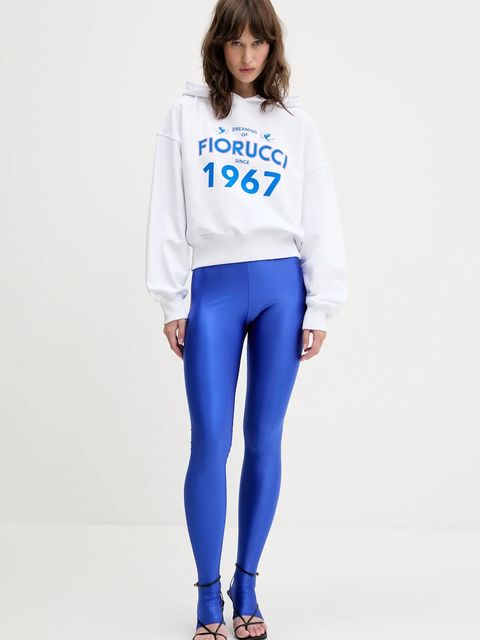 Fiorucci bluza bawełniana Dreaming 1967 Print Boxy Fit Cropped Hoodie - zdjęcie produktu nr 1