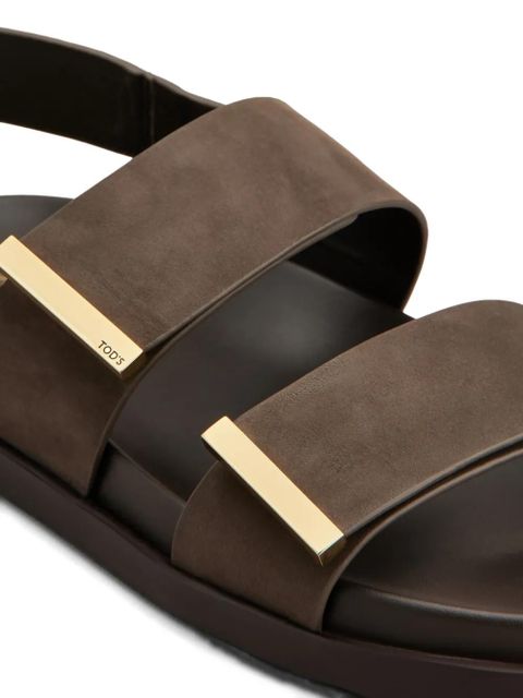 Tod's bars-strap sandals - Brown