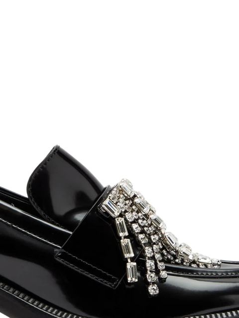 Jimmy Choo Tylor crystal-embellished loafers - Black - zdjęcie produktu nr 2