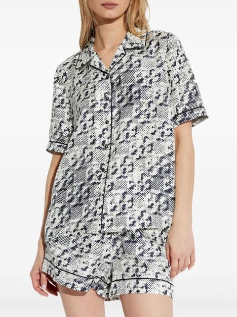 Tory Burch monogram shirt - White