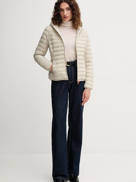 Save The Duck kurtka DAISY kolor beżowy przejściowa D33620W.GIGA01 - zdjęcie produktu nr 2