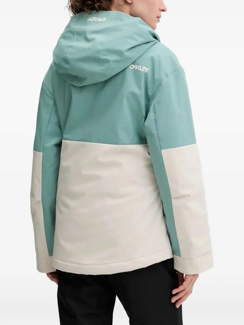 Oakley Tnp Tbt colour-block hooded ski jacket - Blue