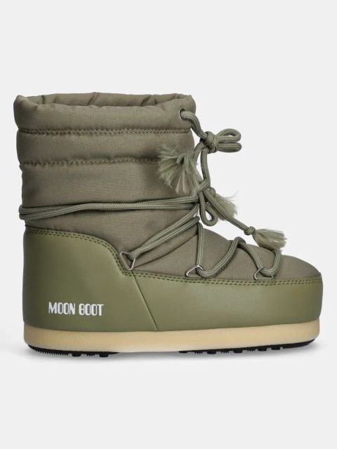 Moon Boot śniegowce MB EVX LIGHT NYLON kolor zielony 80D1470010 M006