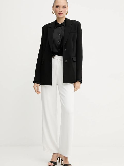 Silvian Heach koszula BOTHA damska kolor czarny relaxed z kołnierzykiem klasycznym GPA25318CA - zdjęcie produktu nr 2