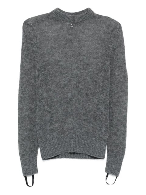 Coperni logo-embellished crew-neck sweater - Grey - zdjęcie produktu nr 1