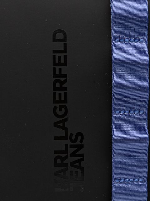 Karl Lagerfeld Jeans plecak kolor czarny duży gładki B1M30146